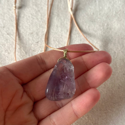 Spiritual Protection Pendant - Amethyst