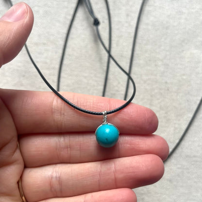 Sphere Pendant - Turquoise