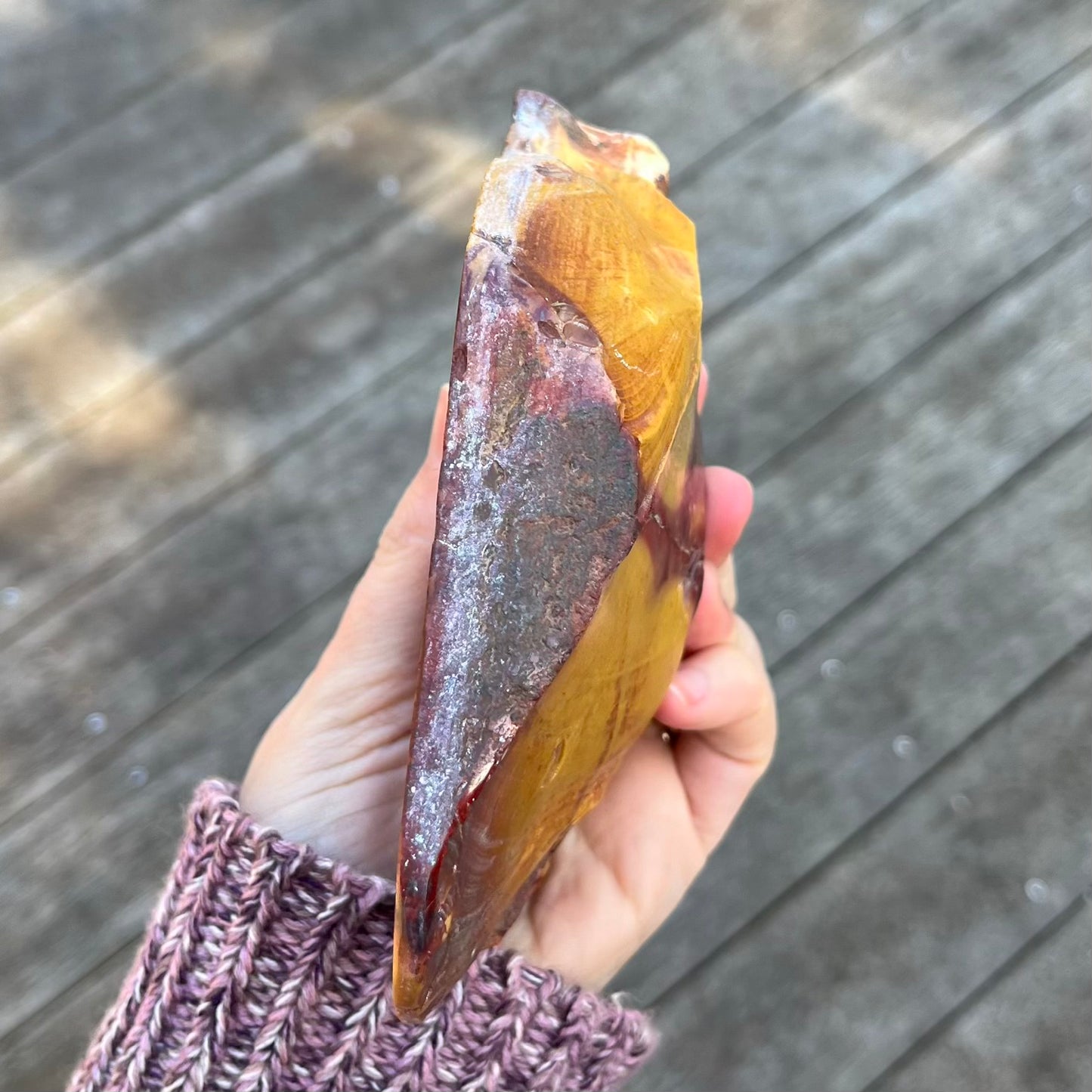 Mookaite Large Slab Crystal - Inner Strengh, Motivation