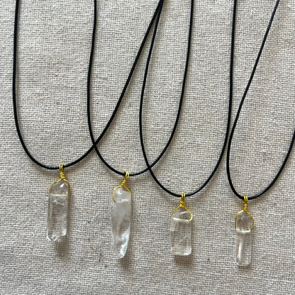 Spirit Pendant - Clear Quartz