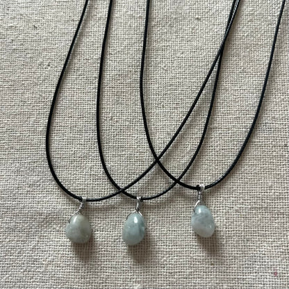 Mini Gem Pendant - Aquamarine