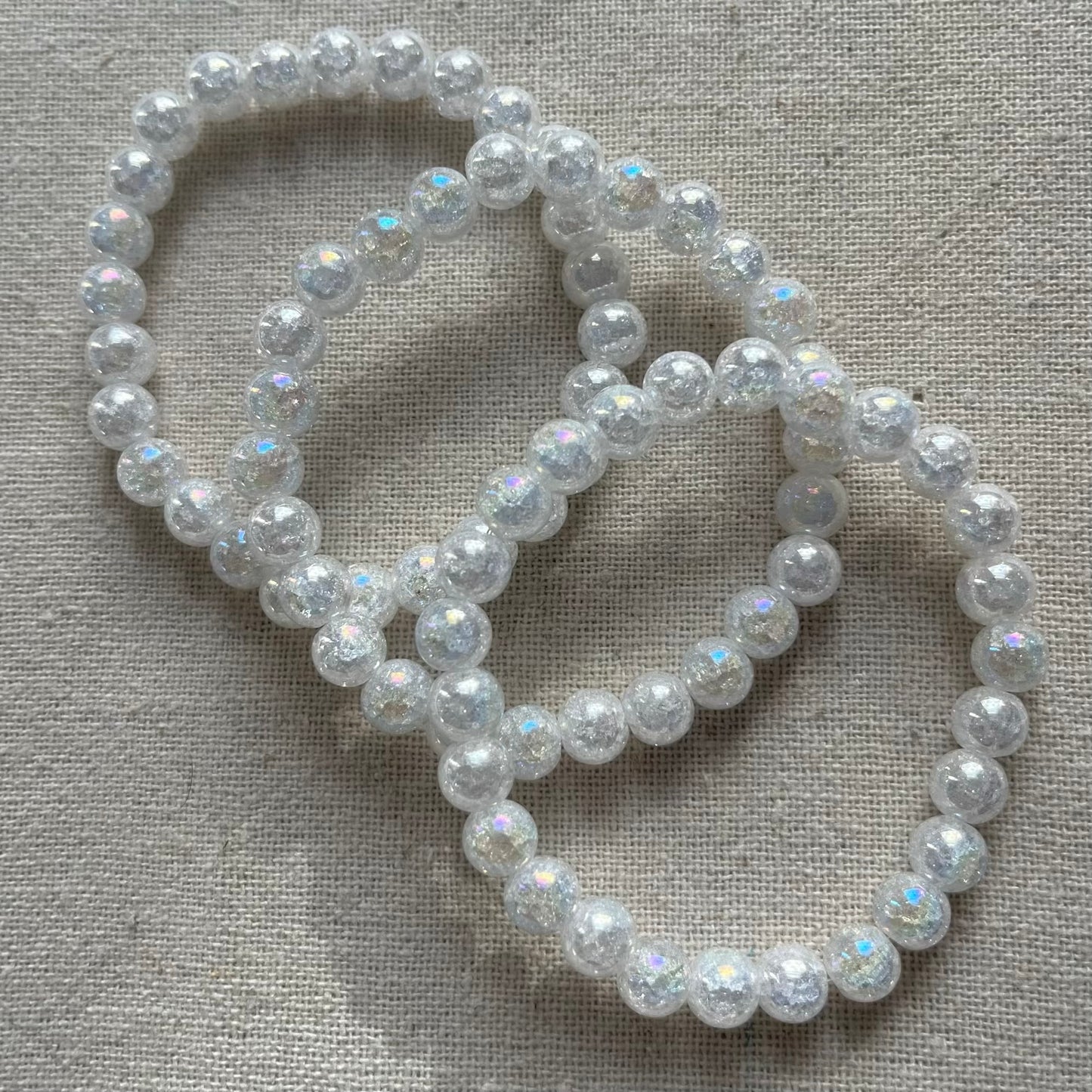 Angel Aura Quartz 8mm Beaded Bracelet - Radiance