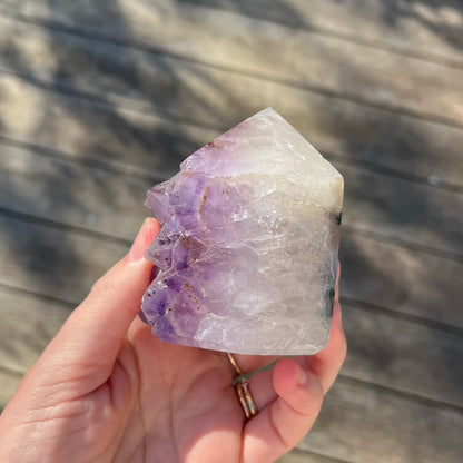Amethyst Medium Cluster Point Crystal - Peace, Intuition, Protection
