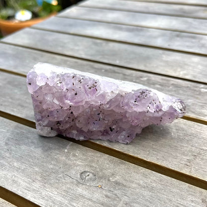 Amethyst Medium Base Cut Crystal - Calming, Protective, Balancing