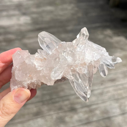 Clear Quartz Medium Cluster Crystal - Wisdom, Intention