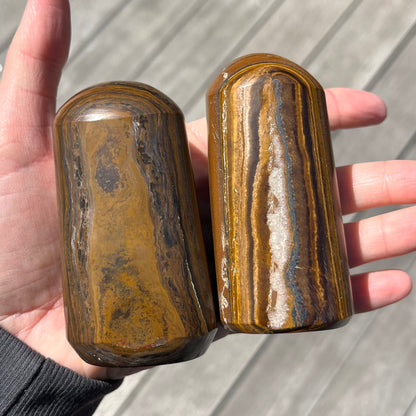 Tiger Eye Freeform Crystal - Courage, Focus, Protection