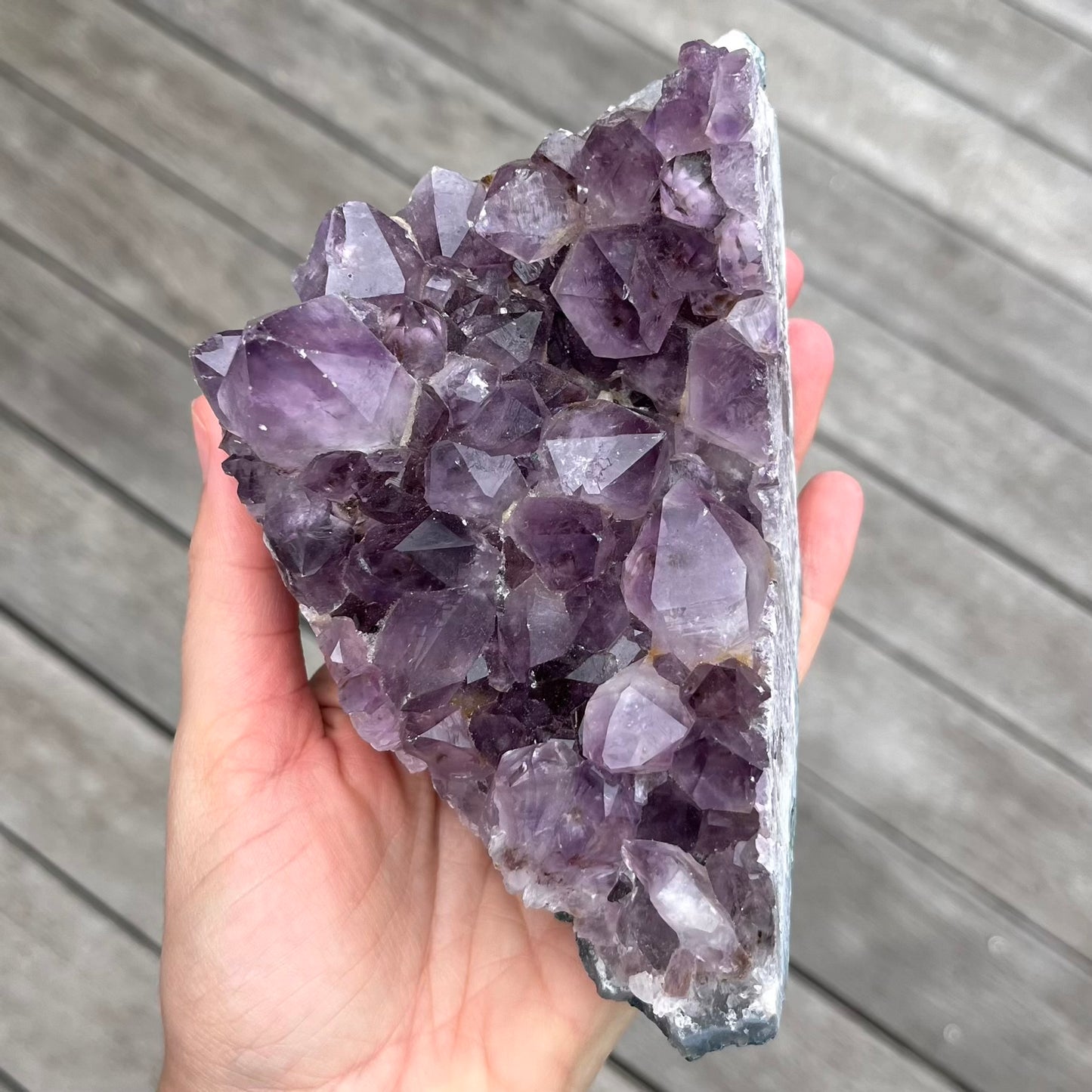 Amethyst XL Cluster Crystal - Calming, Protective, Balancing