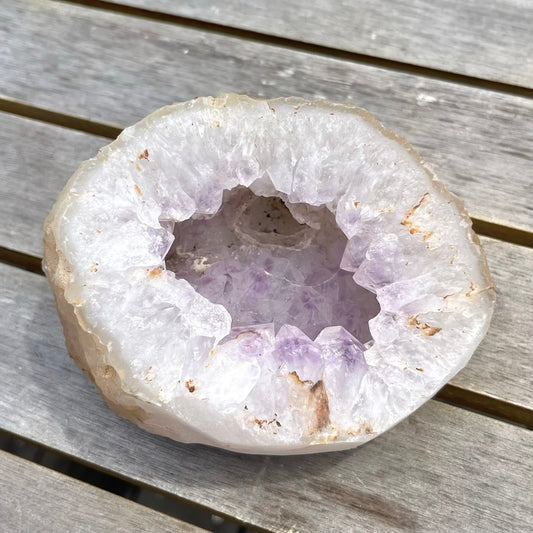 Amethyst Large Geode Crystal - Calming, Protective, Balancing