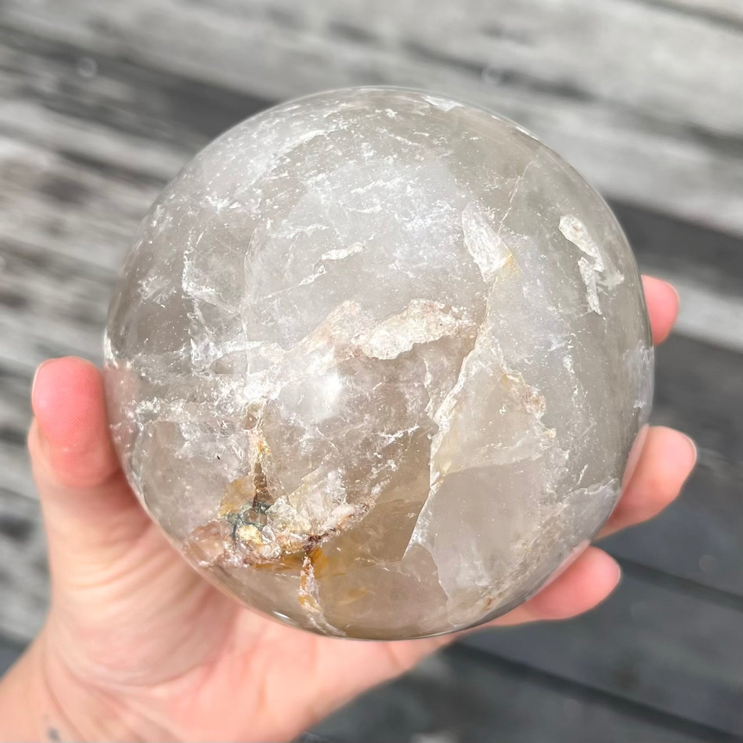 Quartz XL Sphere Crystal - Cleansing, Amplifying, Harmonising