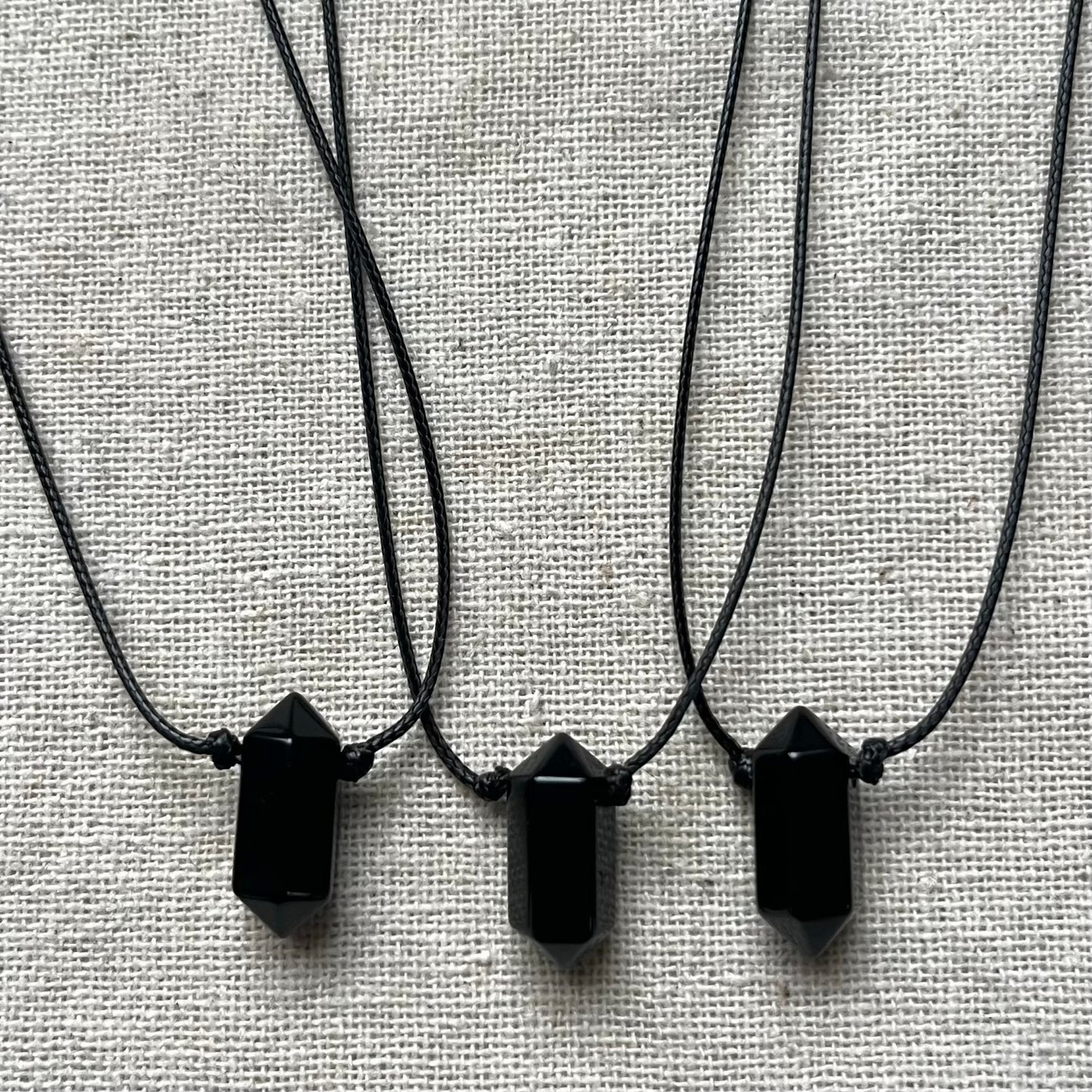 Power Point Pendant - Obsidian