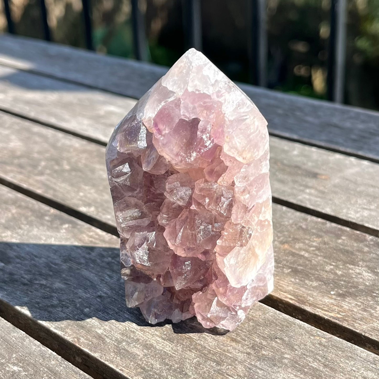 Amethyst Medium Cluster Point Crystal - Peace, Intuition, Protection