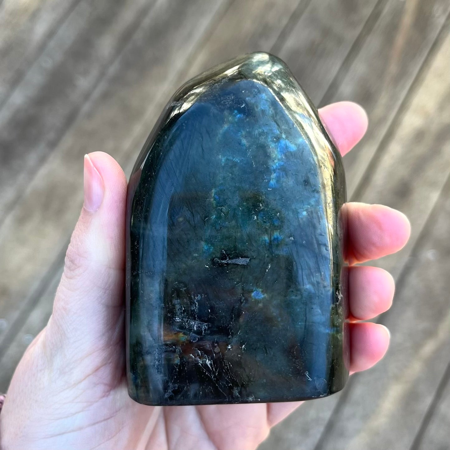 Labradorite Large Freeform Crystal - Intuition, Transformation