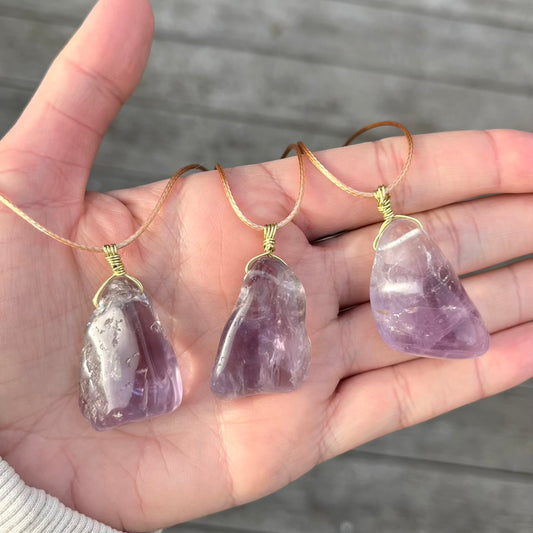 Spiritual Protection Pendant - Amethyst