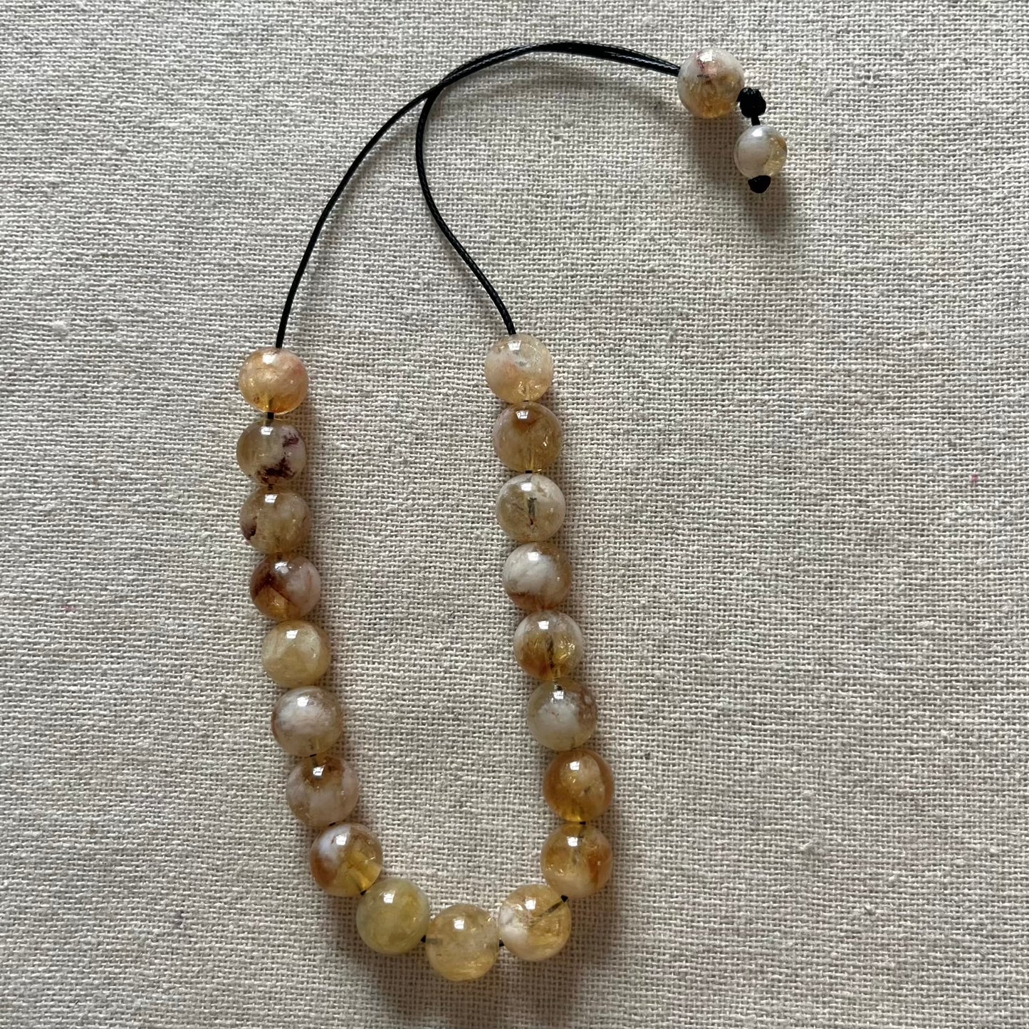 Komboloi Worry Beads - Citrine