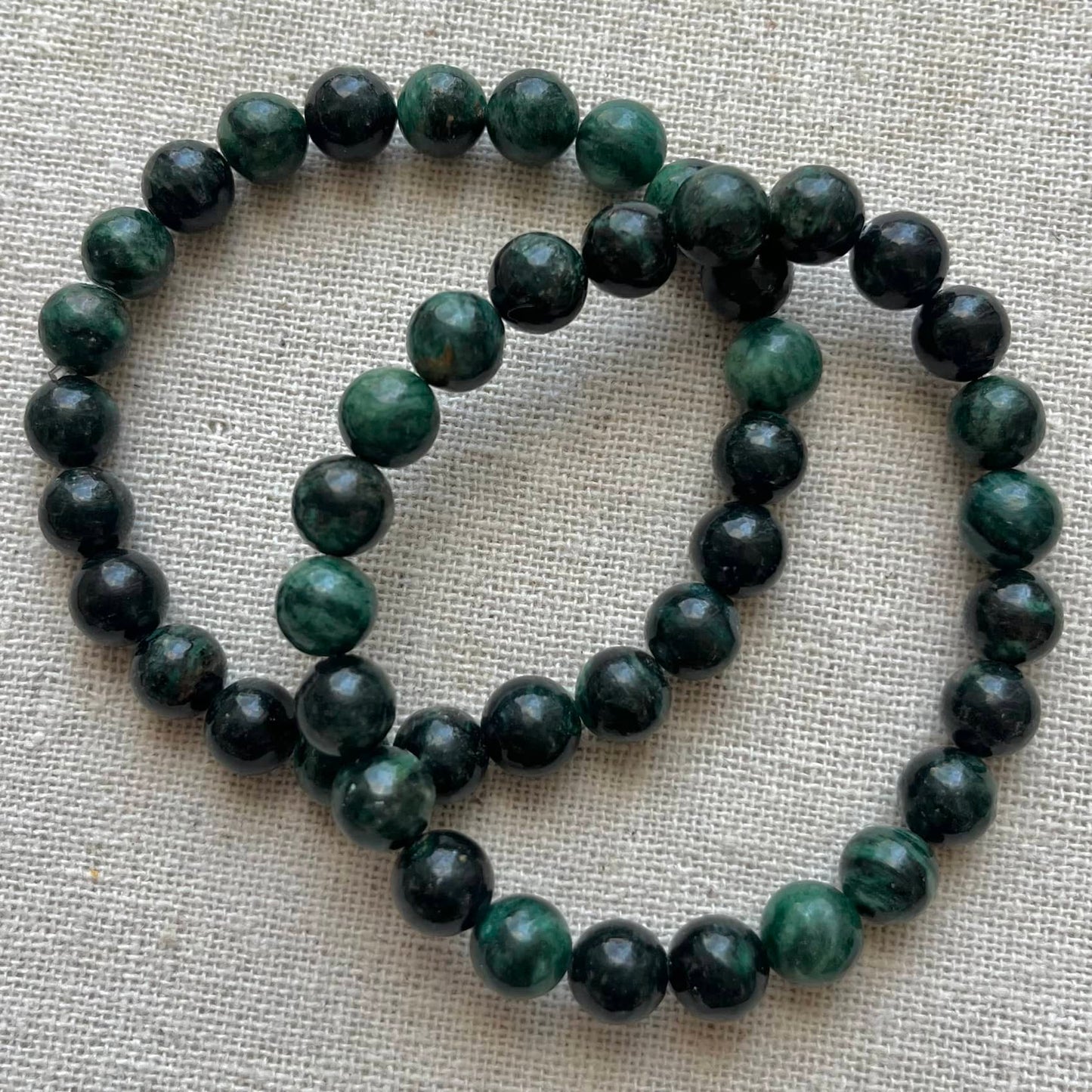 Fuchsite 8mm Beaded Bracelet - Self-Worth