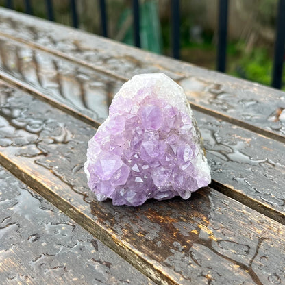 Amethyst Small Base-Cut Crystal - Calming, Protective, Balancing