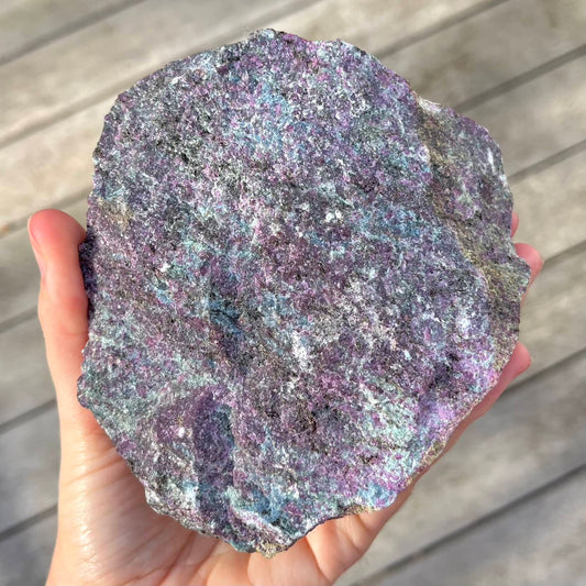 Ruby Kyanite Raw XL Crystal - Passion, Calm, Emotional Healing