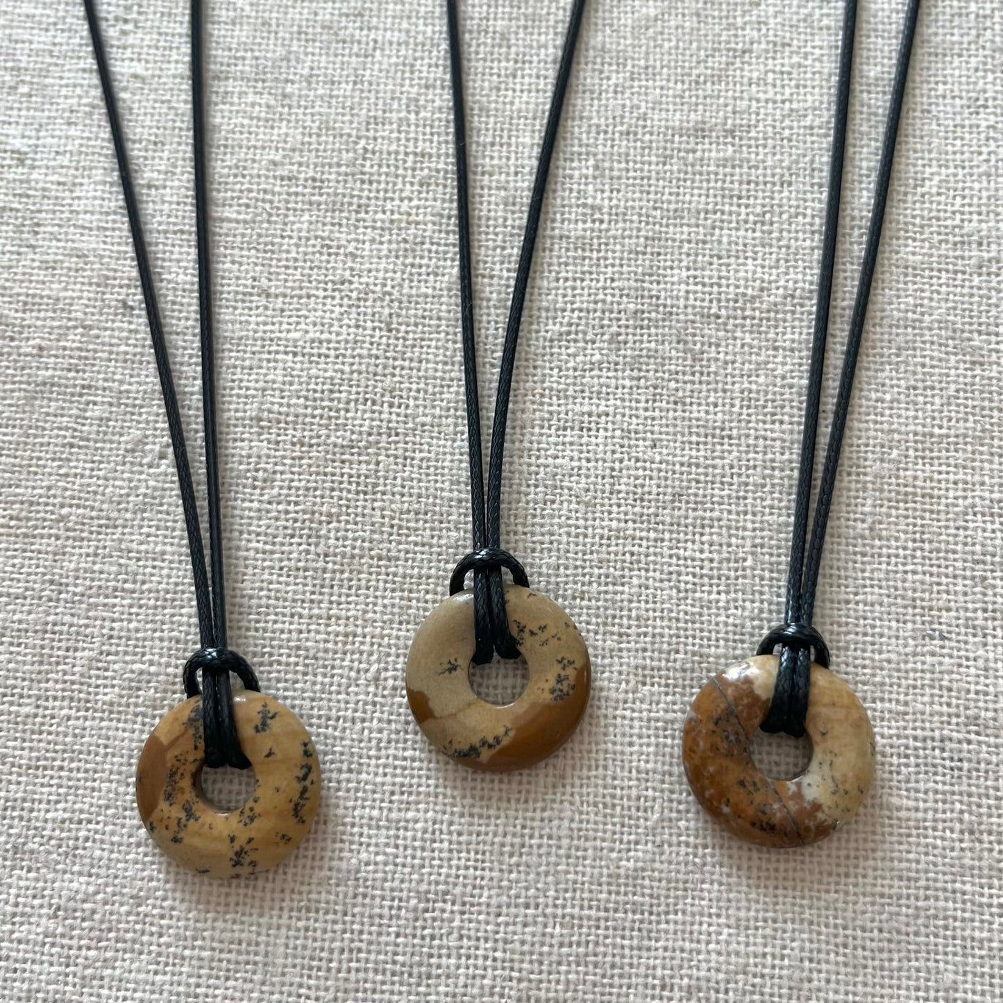 Disc Pendant - Landscape Jasper