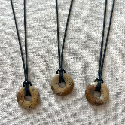 Disc Pendant - Landscape Jasper