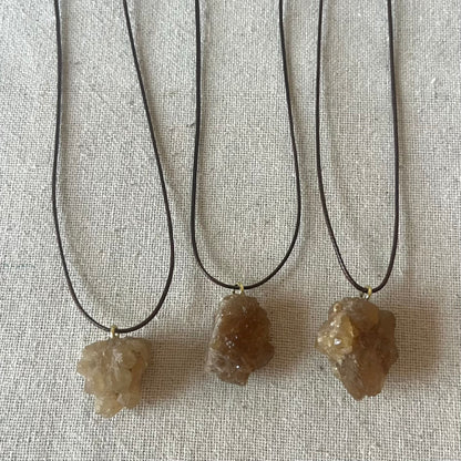 Abundance Pendant - Citrine