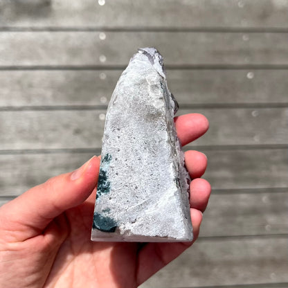 Amethyst Medium Base Cut Crystal - Calming, Protective, Balancing