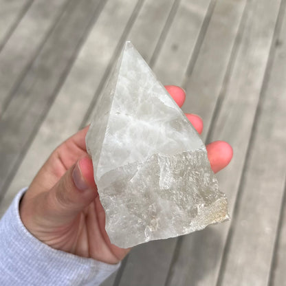 Clear Quartz Raw Point Crystal - Clarity, Amplification, Healing