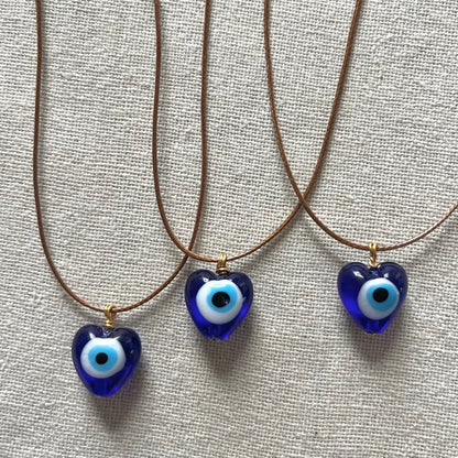 Evil Eye Heart Protection Pendant