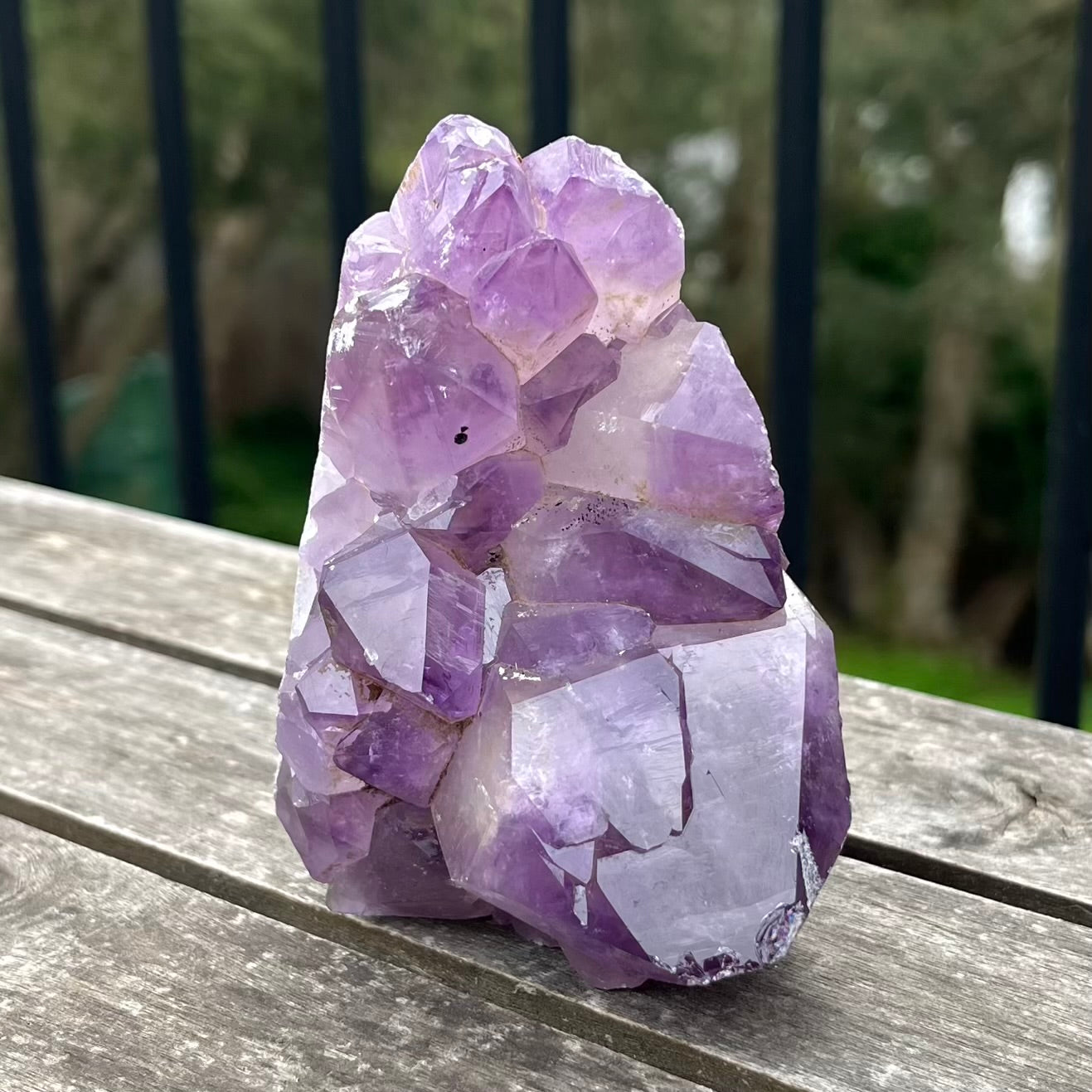 Amethyst Base-Cut Crystal – Calm, Protection & Balance