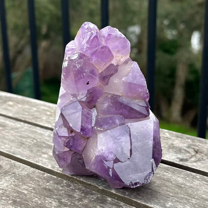 Amethyst Base-Cut Crystal – Calm, Protection & Balance
