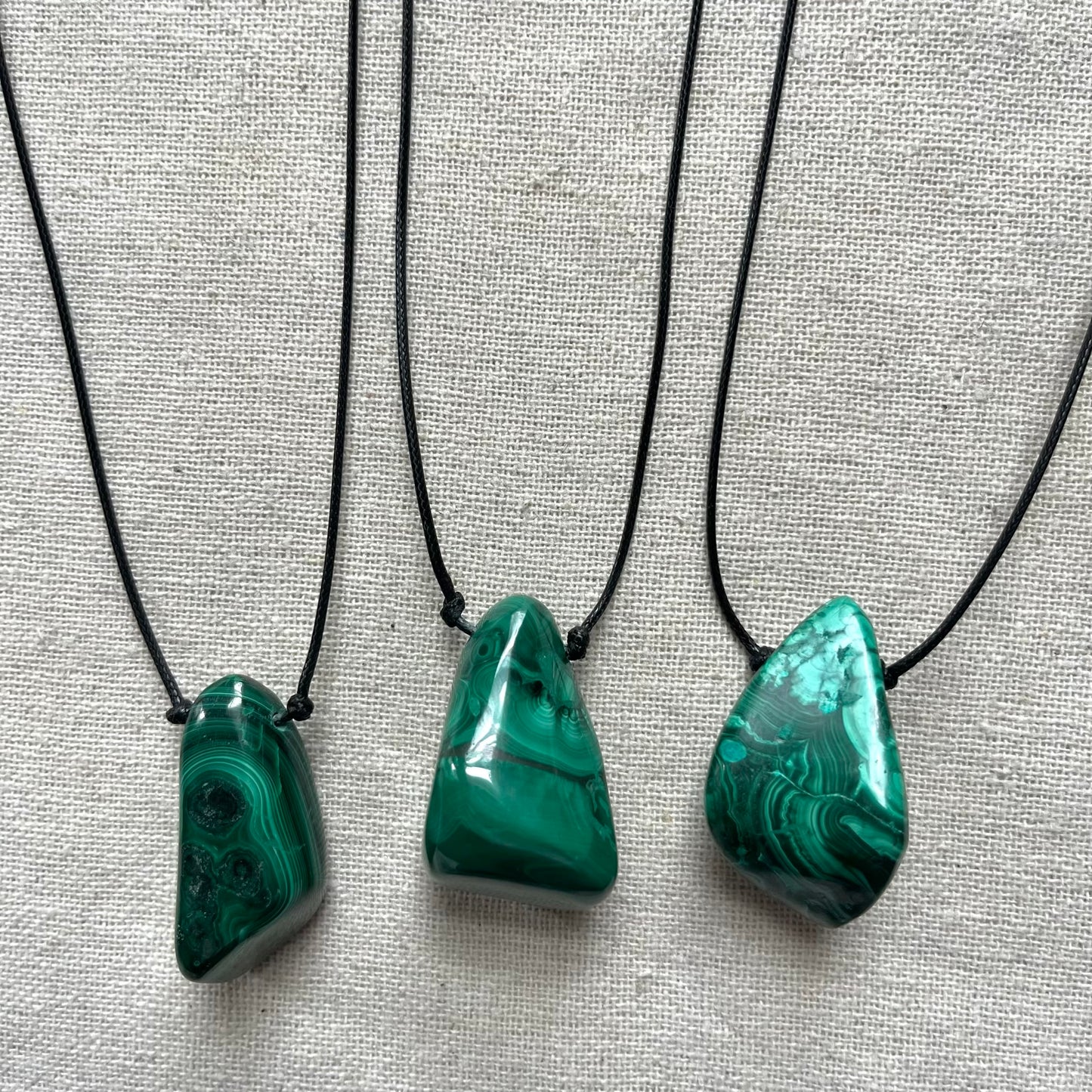 Transformation Pendant - Malachite