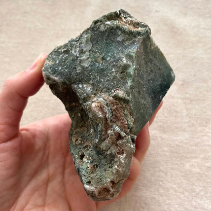 Moss Agate Raw Crystal - Large