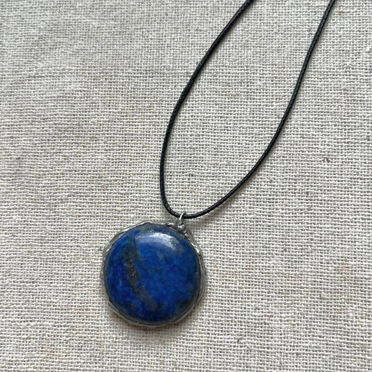 Molten Metal Pendant - Lapis Lazuli