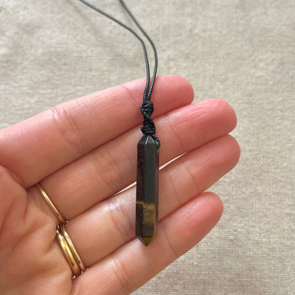 Love & Power Pendant - Tiger Eye