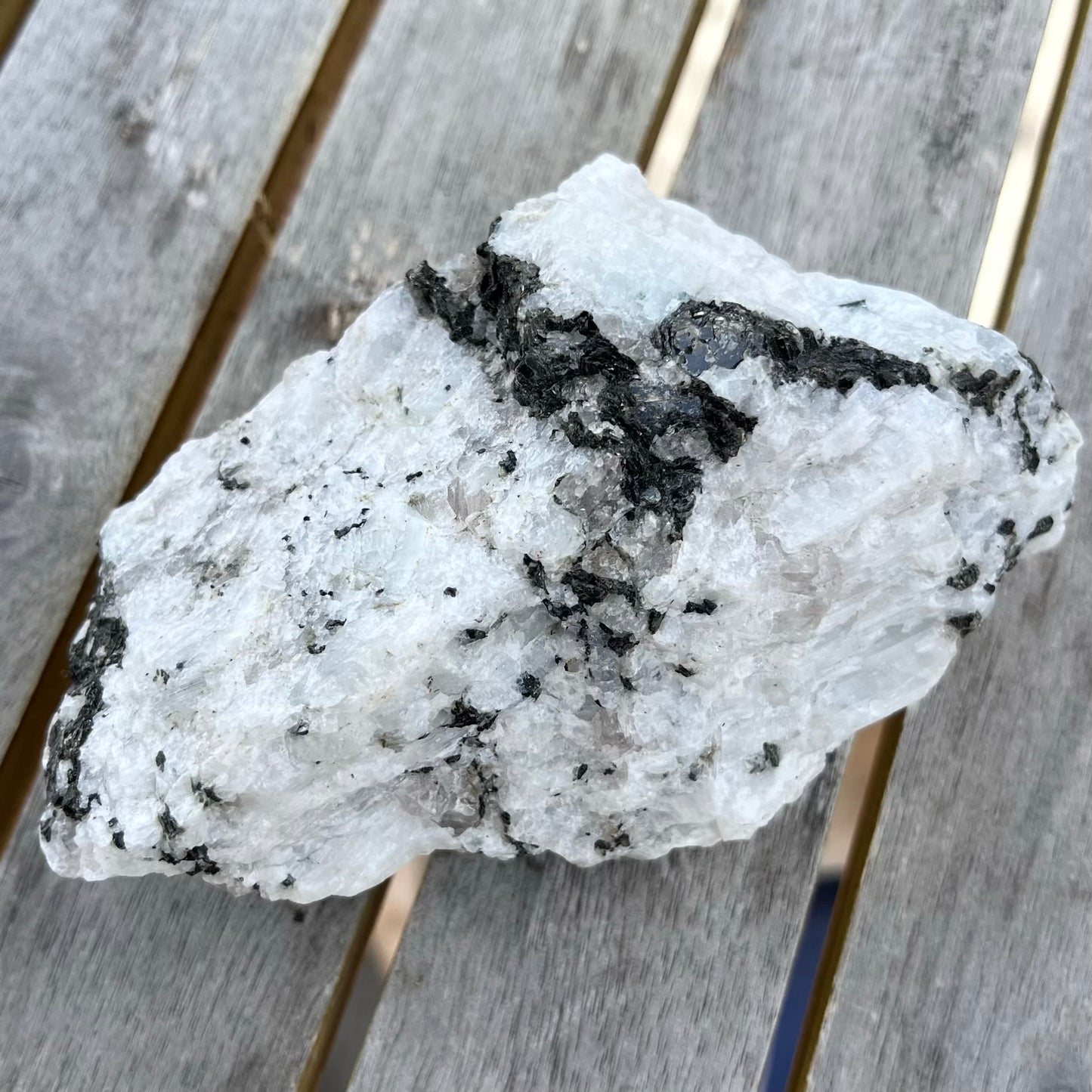 Rainbow Moonstone Large Raw Crystal - Calming, Intuitive