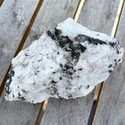 Rainbow Moonstone Large Raw Crystal - Calming, Intuitive