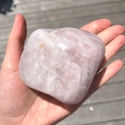 Rose Quartz Medium Freeform Crystal - Unconditional Love, Emotional Healing
