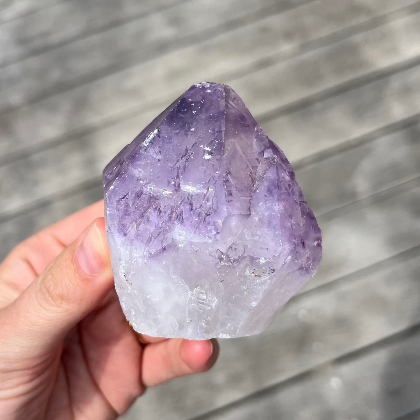 Amethyst Raw Point Crystal -Spirit, Calm, Balance