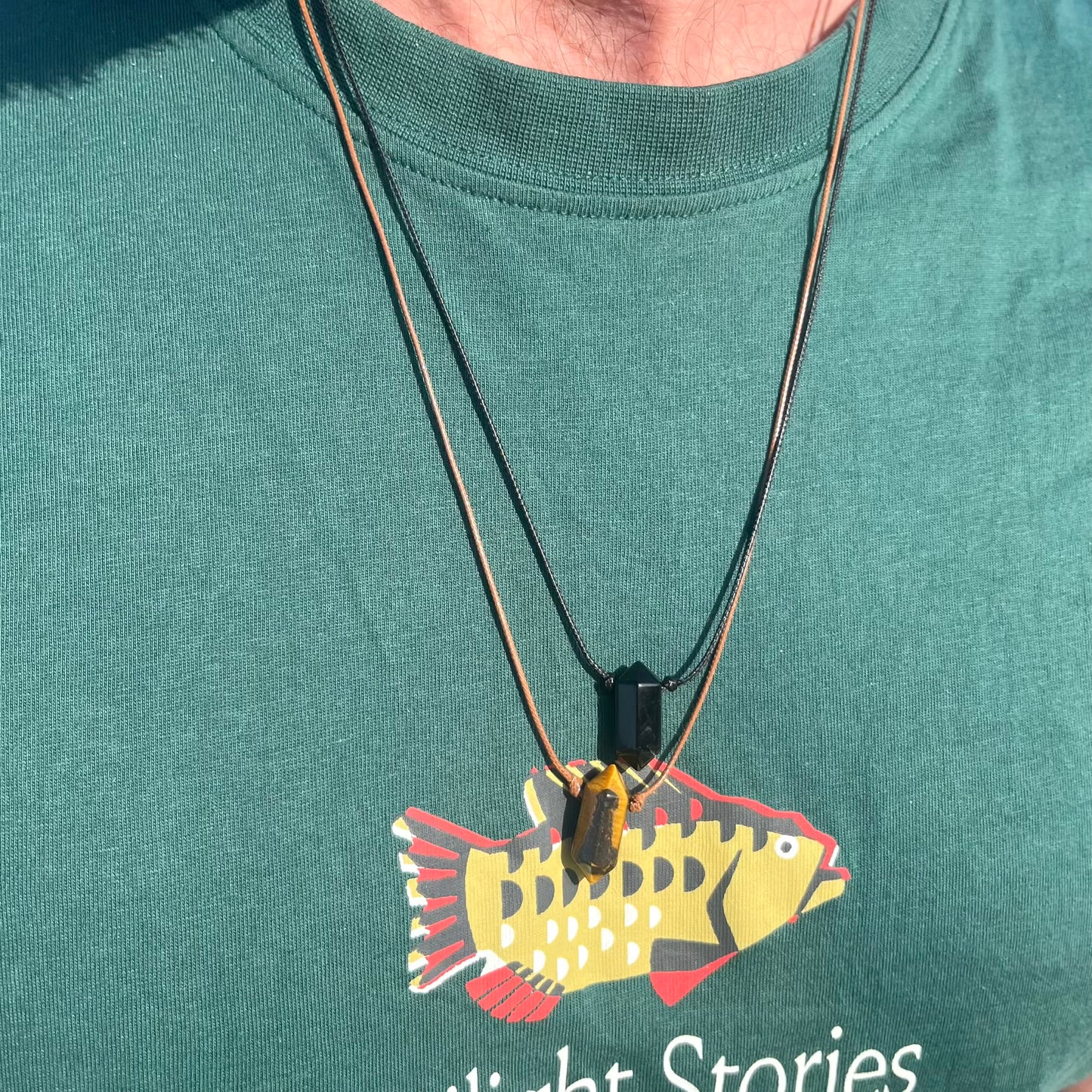 Power Point Pendant - Obsidian