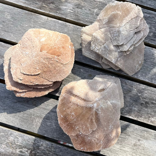 Desert Rose Selenite Large Raw Crystal - Protection, Clarity