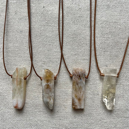 Rock Pendant - Citrine
