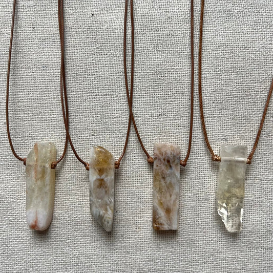 Rock Pendant - Citrine