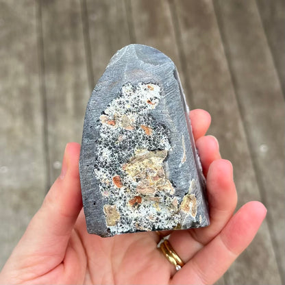 Amethyst Medium Base-Cut Crystal -  Calm, Protection & Balance