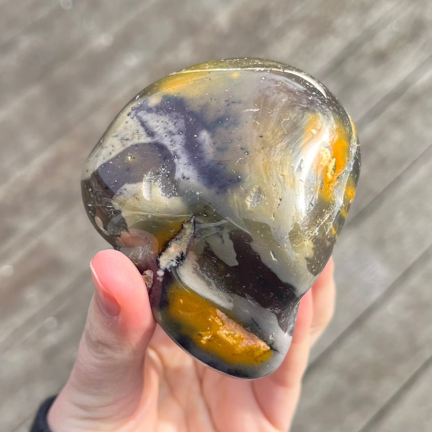 Mookaite Large Tumble Stone - Inner Strengh