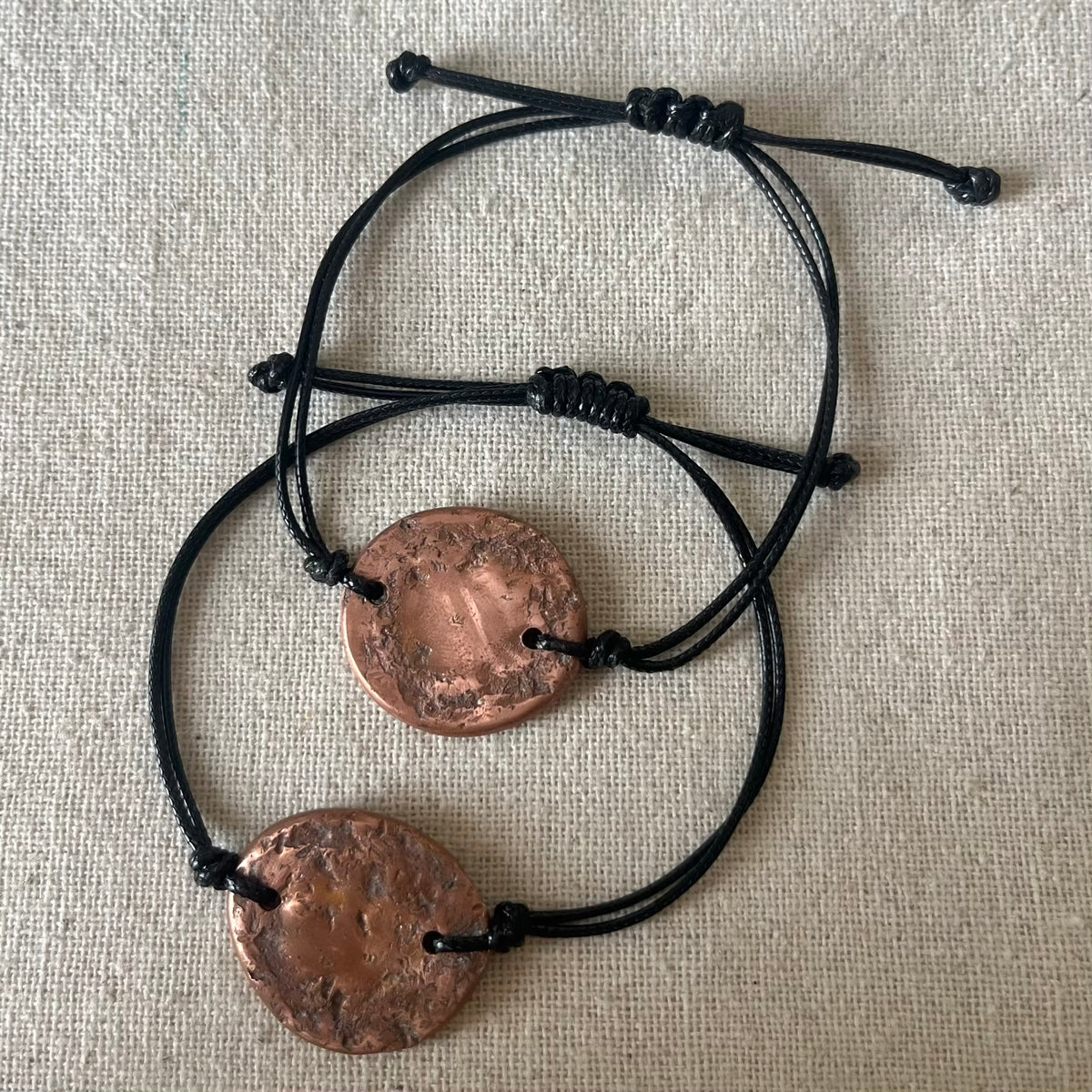 Copper Oval Cord Bracelet - Creativity, Motivation