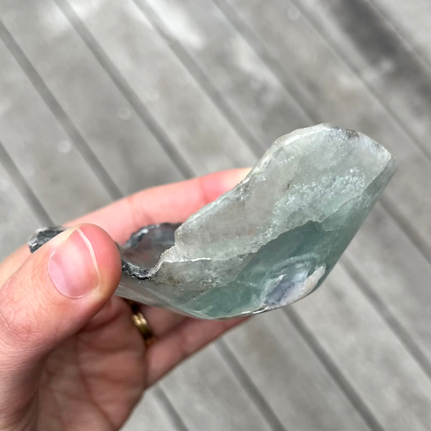 Fluorite Medium Crystal Bowl - Vibrant, Uplifting