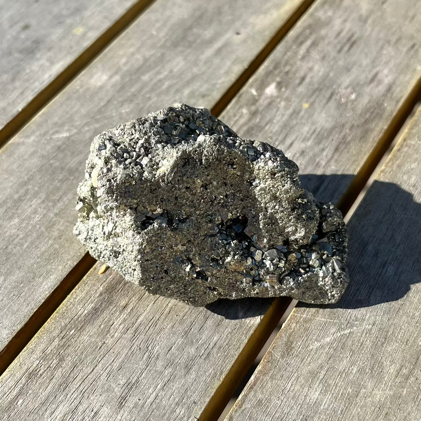Pyrite Medium Raw Crystal - High Vibe, Protection, Spiritual Connection