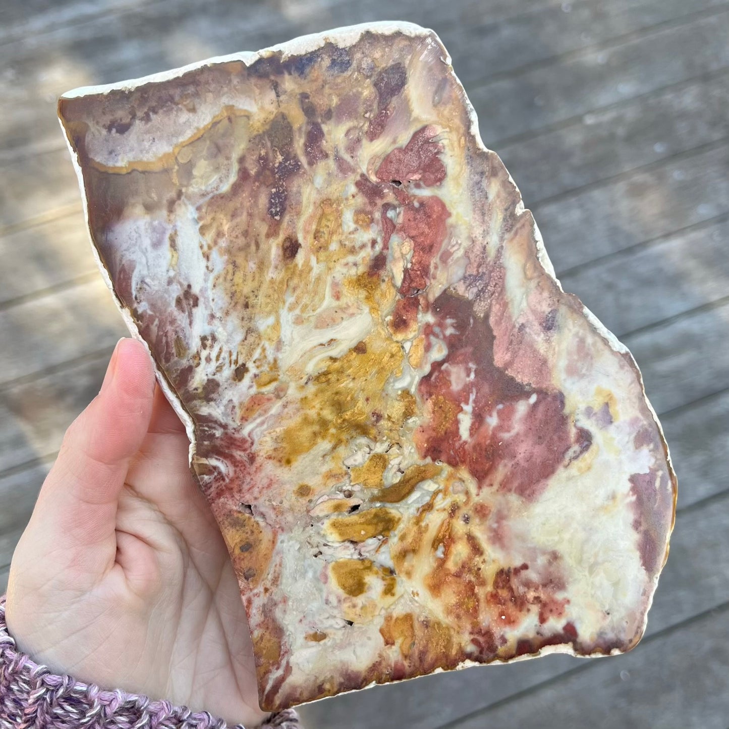Mookaite Large Slab Crystal - Inner Strengh, Motivation