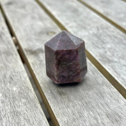 Ruby Small Generator Crystal - Vibrant, Clarifying, Uplifting