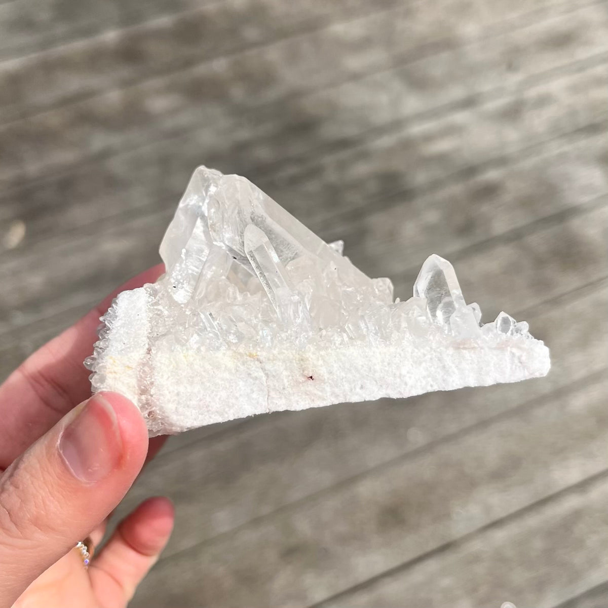 Clear Quartz Small Cluster Crystal - Wisdom, Intention