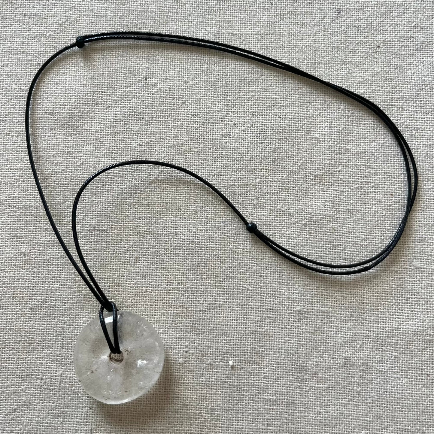 Circle of Light Pendant - Clear Quartz